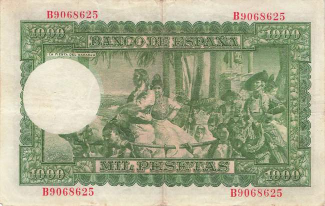 1000 Pesetas 31.12.1951